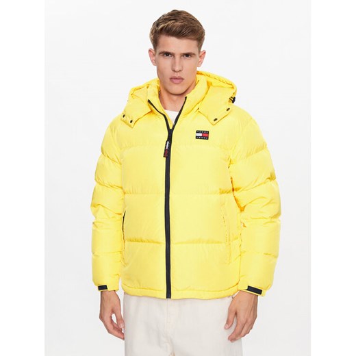 Tommy Jeans Kurtka puchowa Alaska DM0DM15445 Żółty Regular Fit ze sklepu MODIVO w kategorii Kurtki męskie - zdjęcie 182645223