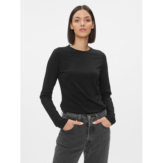 Trussardi Bluzka 56T00587 Czarny Regular Fit ze sklepu MODIVO w kategorii Bluzki damskie - zdjęcie 182645232