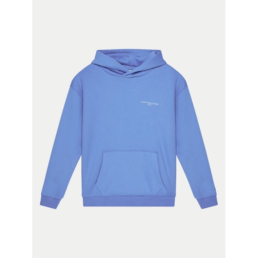 Tommy Hilfiger Bluza KS0KS00595 Niebieski Regular Fit ze sklepu MODIVO w kategorii Bluzy chłopięce - zdjęcie 182645234
