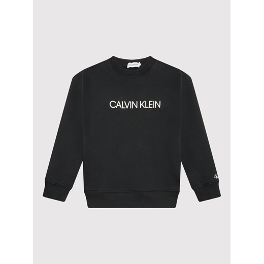 Calvin Klein Jeans Bluza Unisex Institutional Logo IU0IU00162 Czarny Regular Fit ze sklepu MODIVO w kategorii Bluzy chłopięce - zdjęcie 182645283