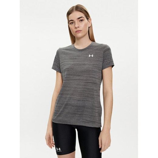 Under Armour Koszulka techniczna Tech Tiger Ssc 1384222-001 Czarny Loose Fit ze sklepu MODIVO w kategorii Bluzki damskie - zdjęcie 182645311