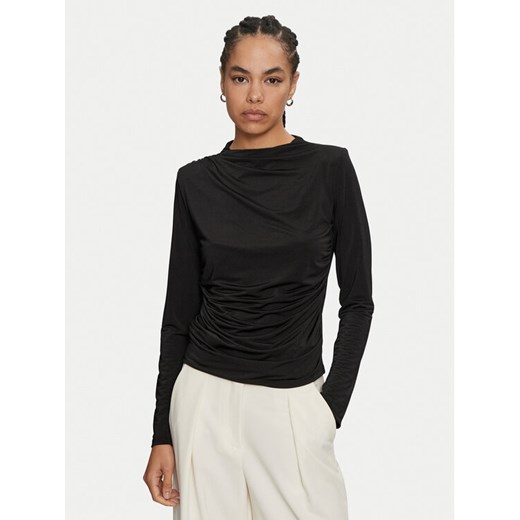 ACCESS FASHION Bluzka 44-2035-310 Czarny Slim Fit ze sklepu MODIVO w kategorii Bluzki damskie - zdjęcie 182645363
