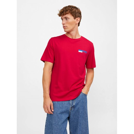 Jack&Jones T-Shirt Corp 12233999 Czerwony Standard Fit ze sklepu MODIVO w kategorii T-shirty męskie - zdjęcie 182645383