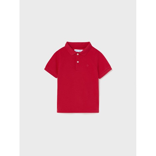 Mayoral Polo 102 Czerwony Regular Fit ze sklepu MODIVO w kategorii Koszulki niemowlęce - zdjęcie 182645384
