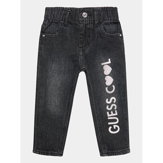 Guess Jeansy K3YA05 D52W0 Czarny Relaxed Fit ze sklepu MODIVO w kategorii Spodnie chłopięce - zdjęcie 182645402
