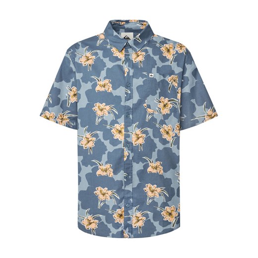 Quiksilver Koszula Apero Classic Ss EQYWT04605 Niebieski Regular Fit ze sklepu MODIVO w kategorii Koszule męskie - zdjęcie 182645414