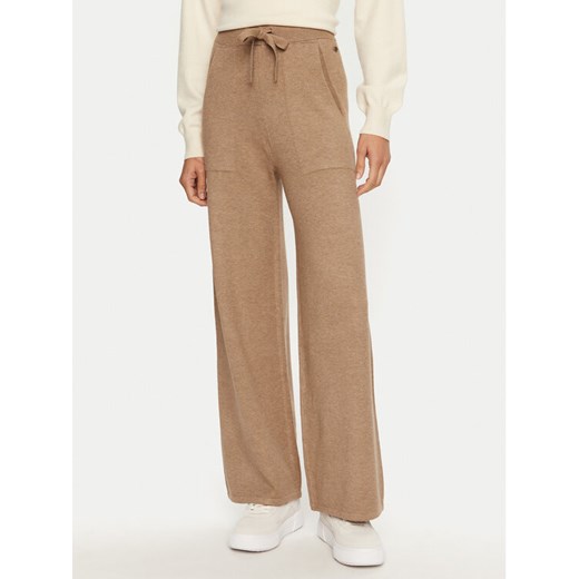 REPLAY Spodnie dresowe DK3303.000.G23372 Beżowy Regular Fit ze sklepu MODIVO w kategorii Spodnie damskie - zdjęcie 182645462