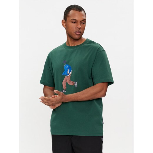 New Balance T-Shirt Athletics MT41579 Zielony Relaxed Fit ze sklepu MODIVO w kategorii T-shirty męskie - zdjęcie 182645493