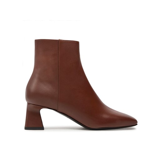 Pollini Botki SA21045C1LTD0217 Brązowy ze sklepu MODIVO w kategorii Botki - zdjęcie 182645494
