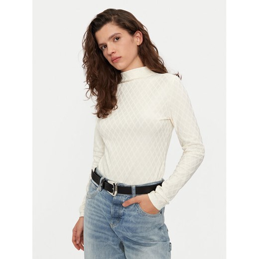 United Colors Of Benetton Bluzka 3ITKD2014 Écru Regular Fit ze sklepu MODIVO w kategorii Bluzki damskie - zdjęcie 182645512