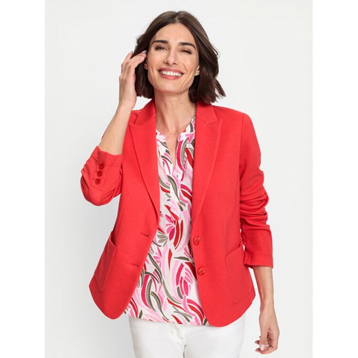 Olsen Marynarka 15001367 Czerwony Regular Fit ze sklepu MODIVO w kategorii Marynarki damskie - zdjęcie 182645551
