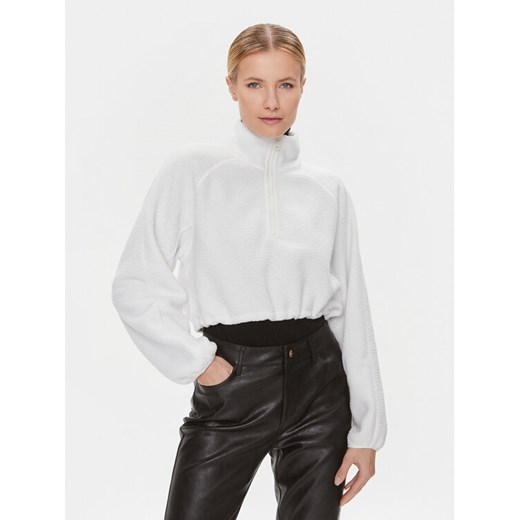 Calvin Klein Performance Polar 00GWF3W327 Biały Relaxed Fit ze sklepu MODIVO w kategorii Bluzy damskie - zdjęcie 182645574