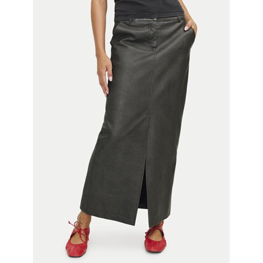 JJXX Spódnica z imitacji skóry Maddy 12262132 Czarny Regular Fit ze sklepu MODIVO w kategorii Spódnice - zdjęcie 182645584