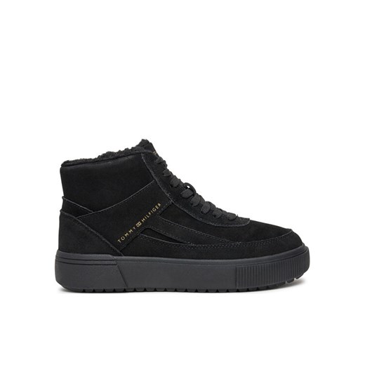 Tommy Hilfiger Botki FW0FW08108 Czarny ze sklepu MODIVO w kategorii Botki - zdjęcie 182645604