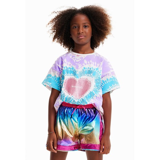 Desigual T-Shirt 23SGTK02 Kolorowy Regular Fit ze sklepu MODIVO w kategorii Bluzki dziewczęce - zdjęcie 182645613