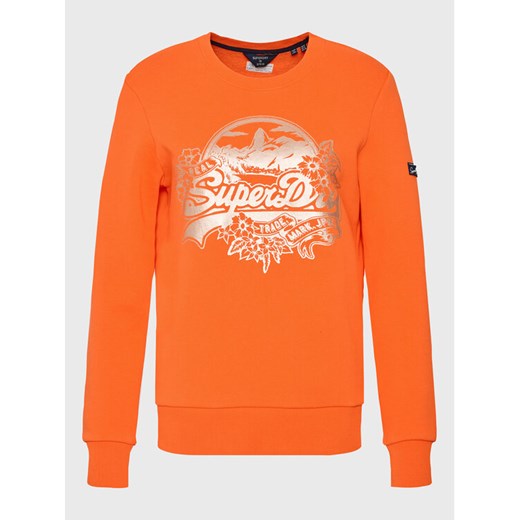 Superdry Bluza Vintage W2011336A Pomarańczowy Regular Fit ze sklepu MODIVO w kategorii Bluzy damskie - zdjęcie 182645614