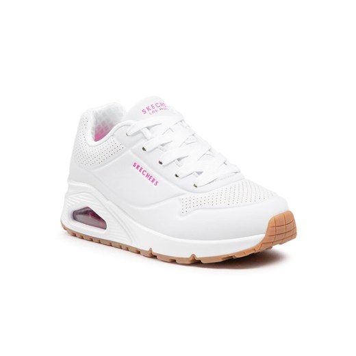 Skechers Sneakersy Stand On Air 310024L/WHP Biały ze sklepu MODIVO w kategorii Buty sportowe dziecięce - zdjęcie 182645634