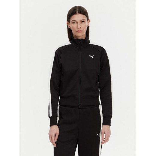 Puma Bluza T7 Always On 629796 Czarny Regular Fit ze sklepu MODIVO w kategorii Bluzy damskie - zdjęcie 182645660