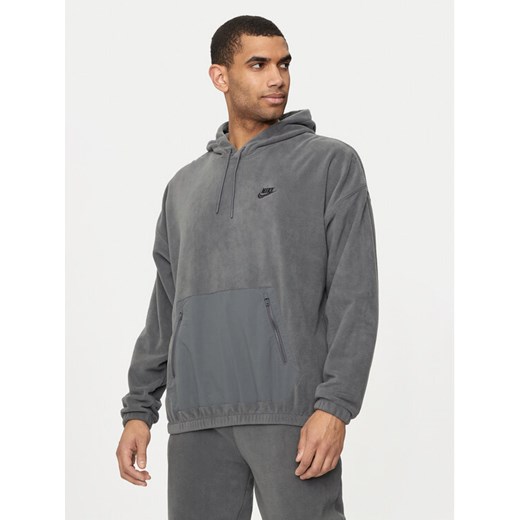 Nike Polar FB8388 Szary Oversize ze sklepu MODIVO w kategorii Bluzy męskie - zdjęcie 182645701