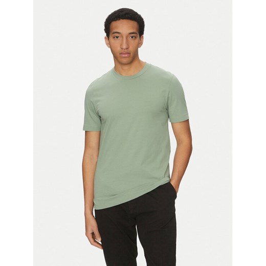 BOSS T-Shirt Thompson 01 50468347 Zielony Regular Fit ze sklepu MODIVO w kategorii T-shirty męskie - zdjęcie 182645721