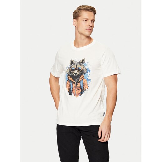 Blend T-Shirt 20717754 Biały Regular Fit ze sklepu MODIVO w kategorii T-shirty męskie - zdjęcie 182645770