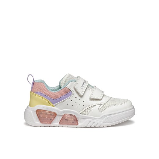Geox Sneakersy J Illuminus J55HPA 014BU C0653 S Biały ze sklepu MODIVO w kategorii Buty sportowe dziecięce - zdjęcie 182645774