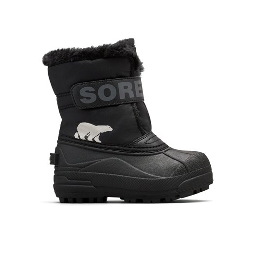Sorel Śniegowce Snow Commander™ 2114101010 Czarny ze sklepu MODIVO w kategorii Buty zimowe dziecięce - zdjęcie 182645781