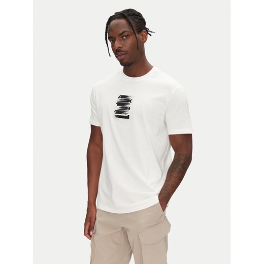 Armani Exchange T-Shirt XM000548 AF10362 U0009 Biały Regular Fit ze sklepu MODIVO w kategorii T-shirty męskie - zdjęcie 182645794
