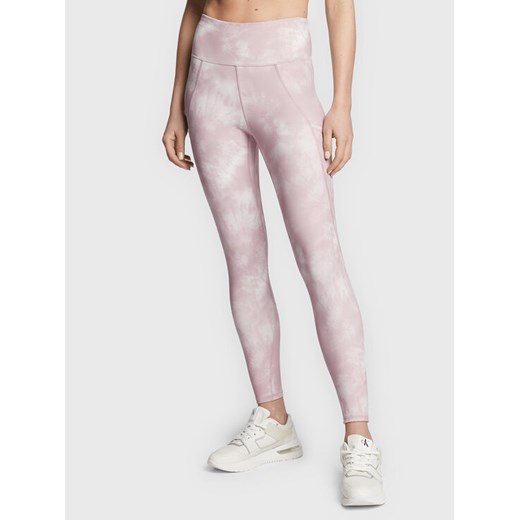 Wrangler Legginsy Compression WA2M1416H 112324348 Różowy Slim Fit ze sklepu MODIVO w kategorii Spodnie damskie - zdjęcie 182645830