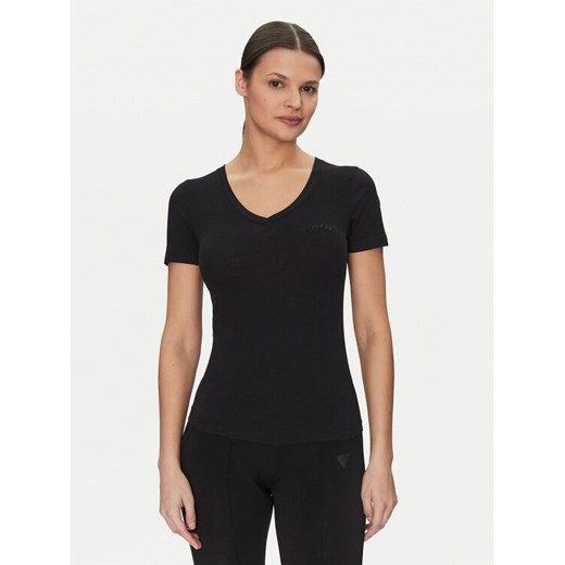 Guess T-Shirt O5GI00 KBBU1 Czarny Boxy Fit ze sklepu MODIVO w kategorii Bluzki damskie - zdjęcie 182645843