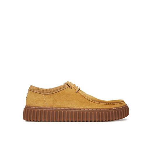 Clarks Półbuty Torhill Low 26180911 Żółty ze sklepu MODIVO w kategorii Półbuty męskie - zdjęcie 182645860