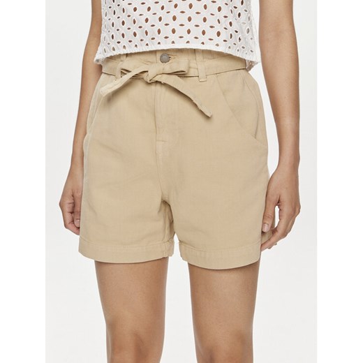 United Colors Of Benetton Szorty materiałowe 4DUKD9019 Beżowy Regular Fit ze sklepu MODIVO w kategorii Szorty - zdjęcie 182645884