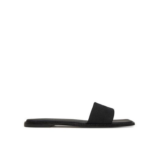 Calvin Klein Klapki Flat Slide - He HW0HW02378 Czarny ze sklepu MODIVO w kategorii Klapki damskie - zdjęcie 182645893