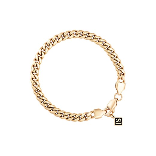ICED STUFF Bransoletka Miami Cuban Link Złoty ze sklepu MODIVO w kategorii Bransolety - zdjęcie 182645903
