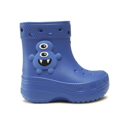 Crocs Kalosze Crocs Classic I Am Monster Boot T 209144 Niebieski ze sklepu MODIVO w kategorii Kalosze dziecięce - zdjęcie 182645921