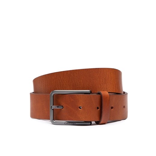 Calvin Klein Pasek Męski Warmth Oiled Grain 35Mm K50K509654 Brązowy ze sklepu MODIVO w kategorii Paski męskie - zdjęcie 182645944