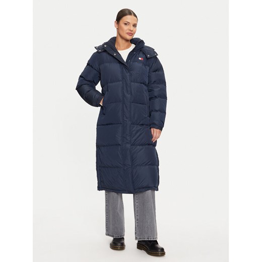 Tommy Jeans Kurtka puchowa Alaska DW0DW18860 Granatowy Regular Fit ze sklepu MODIVO w kategorii Kurtki damskie - zdjęcie 182645993