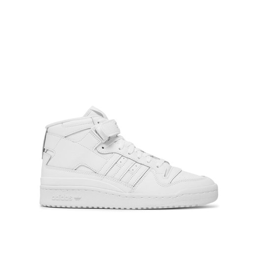 adidas Sneakersy Forum Mid IG3754 Biały ze sklepu MODIVO w kategorii Buty sportowe męskie - zdjęcie 182646020