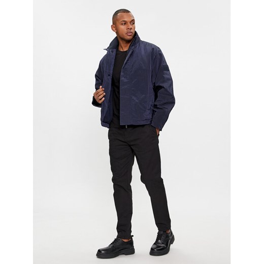 Calvin Klein Kurtka przejściowa Crinkle 2.0 K10K112363 Granatowy Relaxed Fit ze sklepu MODIVO w kategorii Kurtki męskie - zdjęcie 182646032