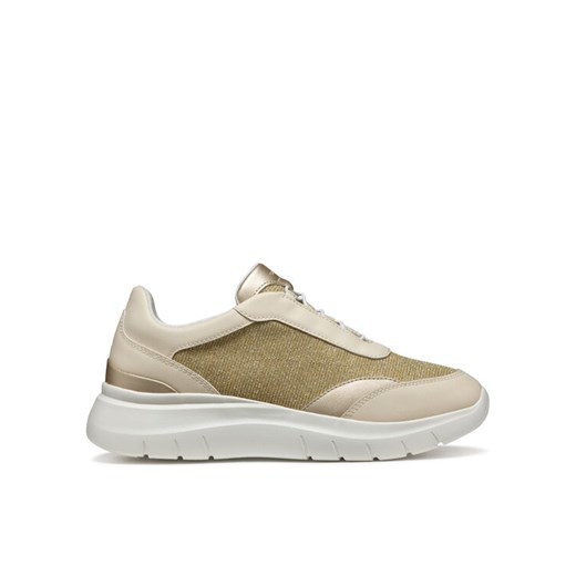 Geox Sneakersy D Plummery D55YNA 0LYBC C2L1S Złoty ze sklepu MODIVO w kategorii Buty sportowe damskie - zdjęcie 182646093