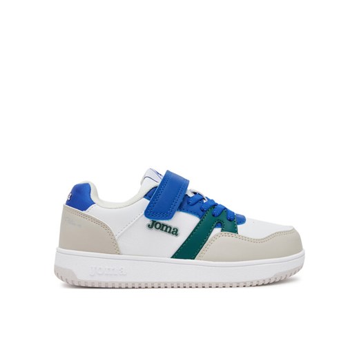 Joma Sneakersy Platea Low Jr 2534 JPLAS2534V Biały ze sklepu MODIVO w kategorii Buty sportowe dziecięce - zdjęcie 182646152