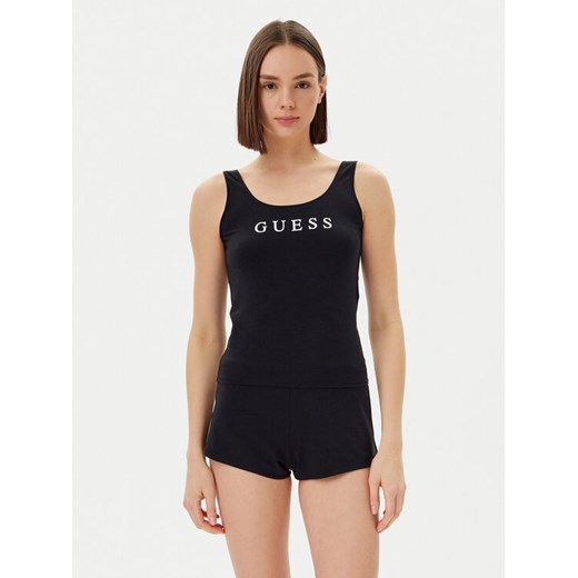 Guess Piżama O5GX13 KBBU1 Czarny Regular Fit ze sklepu MODIVO w kategorii Piżamy damskie - zdjęcie 182646160