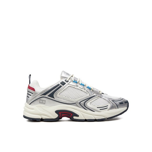 Tommy Jeans Sneakersy Archive Retro Runner EM0EM01486 Srebrny Tommy Jeans 42 MODIVO