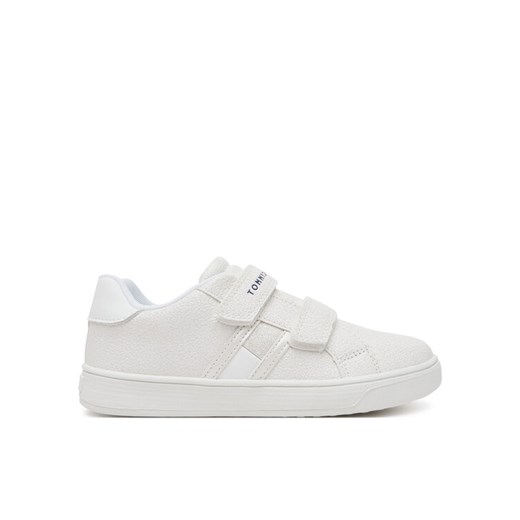 Tommy Hilfiger Sneakersy Flag Low Cut Velcro Sneaker T1A9-33726-0375 S Biały ze sklepu MODIVO w kategorii Buty sportowe dziecięce - zdjęcie 182646241