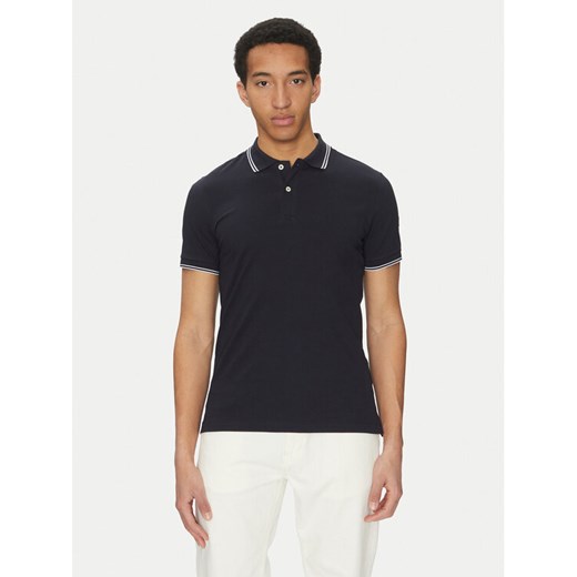 Geox Polo M5510R T3236 F1624 Granatowy Regular Fit ze sklepu MODIVO w kategorii T-shirty męskie - zdjęcie 182646252