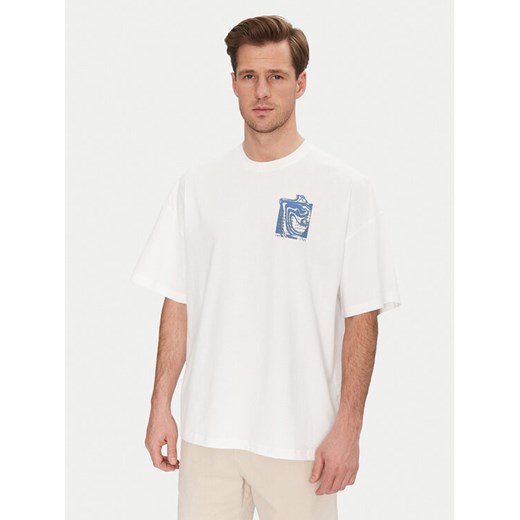 Resteröds T-Shirt Dev 20251 2055 Biały Regular Fit ze sklepu MODIVO w kategorii T-shirty męskie - zdjęcie 182646311
