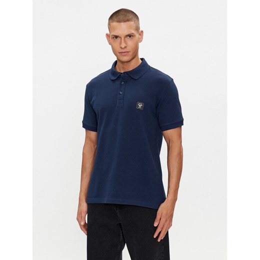 Emporio Armani Underwear Polo 211804 4R460 06935 Granatowy Regular Fit ze sklepu MODIVO w kategorii T-shirty męskie - zdjęcie 182646350