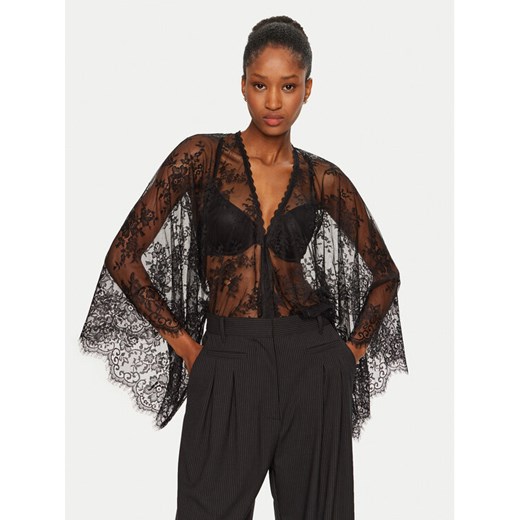 Munthe Body 244100024444 Czarny Relaxed Fit ze sklepu MODIVO w kategorii Bluzki damskie - zdjęcie 182646442