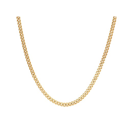 ICED STUFF Łańcuszek Miami Cuban Link Złoty ze sklepu MODIVO w kategorii Naszyjniki męskie - zdjęcie 182646454