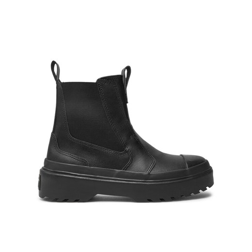 Converse Sztyblety Chuck Taylor All Star Lugged Leather Chelsea Boot A08453C Czarny ze sklepu MODIVO w kategorii Botki - zdjęcie 182646491